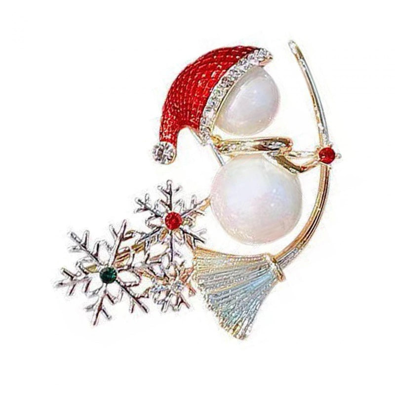 US Local Women's Christmas Brooch Pin Birthday Gift Daily Decoration Holiday Use