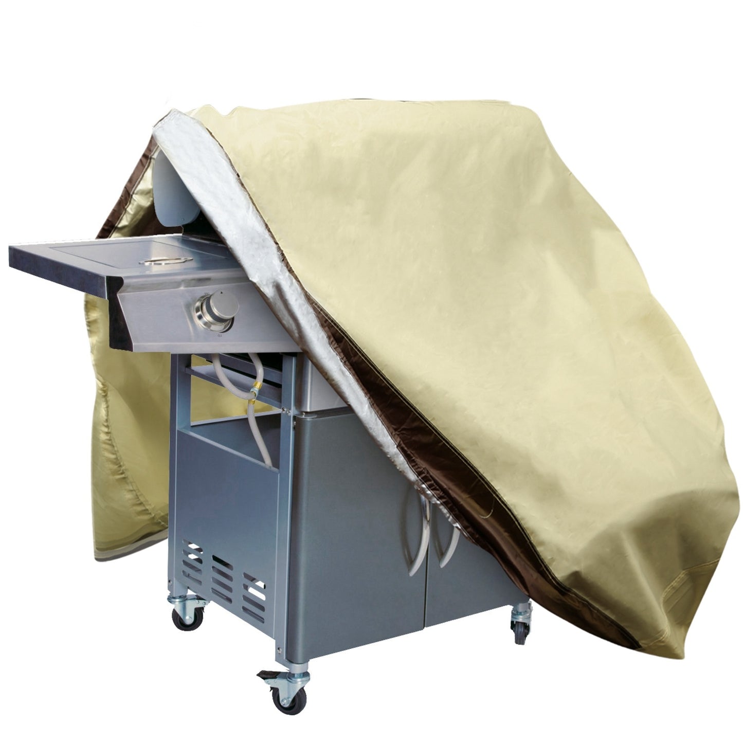 1Pc 70Inch Or 64Inch 210D Waterproof Outdoor BBQ Grill Cover Windproof Dustproof Patio Gas Grill Oven Protector Oxford Cloth Garden