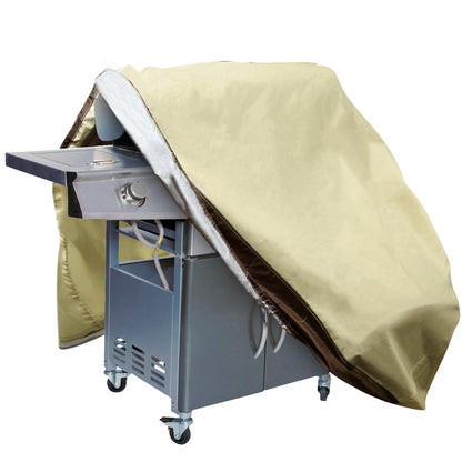 1Pc 70Inch Or 64Inch 210D Waterproof Outdoor BBQ Grill Cover Windproof Dustproof Patio Gas Grill Oven Protector Oxford Cloth Garden