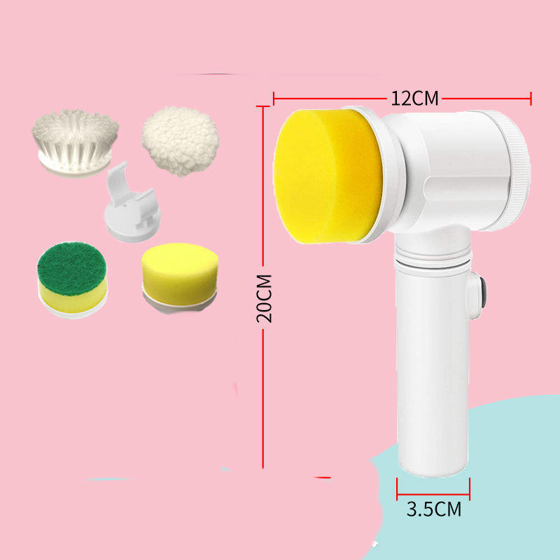 USA Local Kitchen Supplies Multifunctional Brush Electric Scrubber Rechargeable Dishwashing Brush Automatic Range Hood Stove