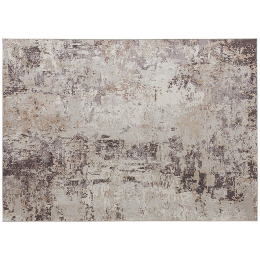 Machine Washable Area Rug 8x10, Non-Slip Modern Abstract Floor Carpet For Living Room, Bedroom, Dining Room, Mixed-Brown