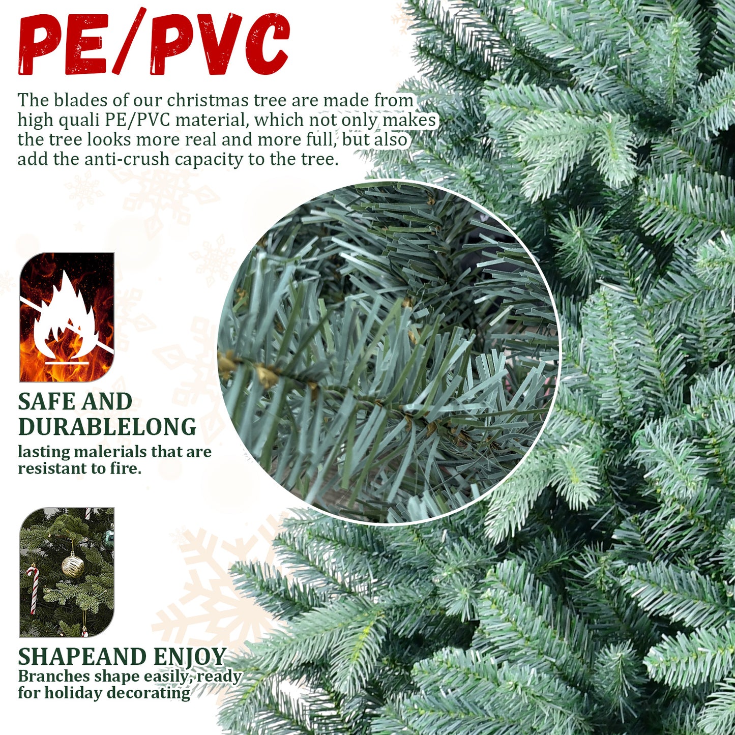 US Local PE, PVC Christmas Tree, Christmas Decorations