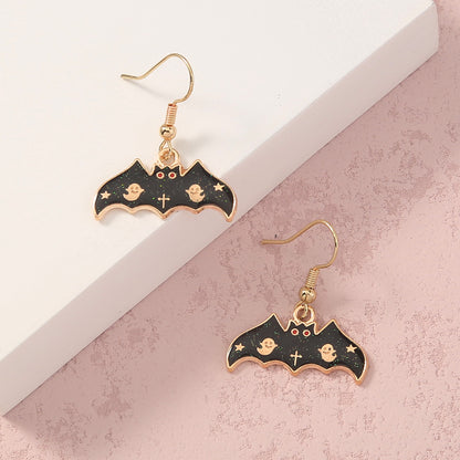 Simple Geometric Personality Halloween Earrings