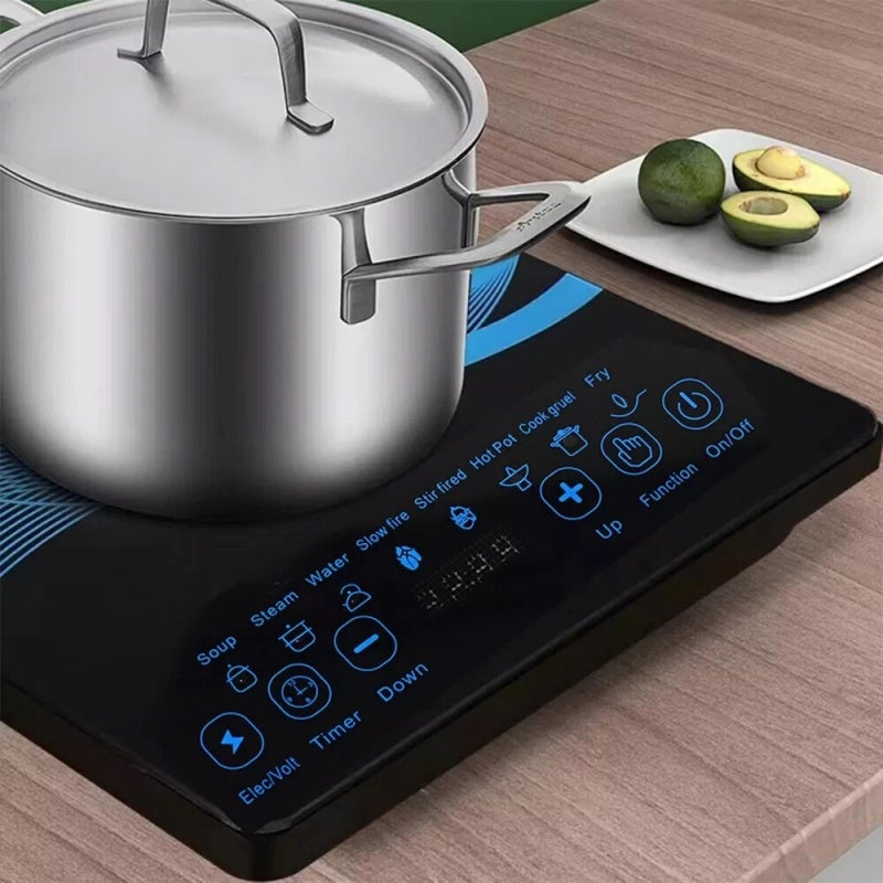 UK Local Compact Induction Cooker With High Power Output Timer  Safety Lock Included