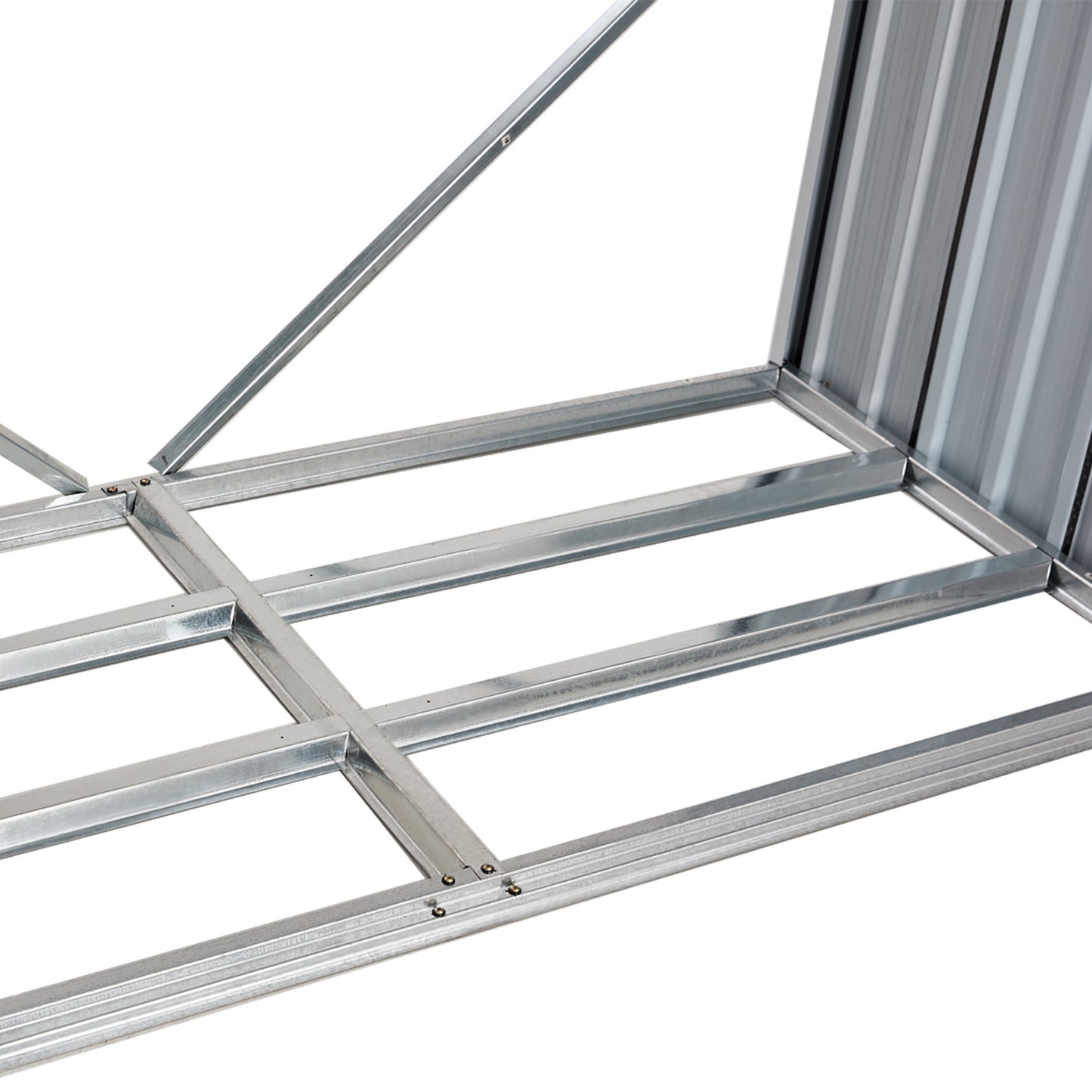 US Local Metal Firewood Storage Shed