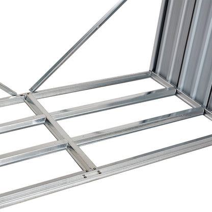 US Local Metal Firewood Storage Shed