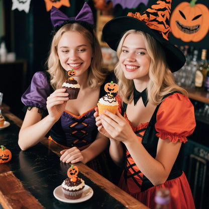 US Local 24 Pcs Halloween Leis Hawaiian Leis Necklace Tropical Flower Lei Floral Luau Party Decorations Orange Purple Dance Garland Headbands Photo Booth Photo Props For Halloween Birthday Trick Or Treat Party