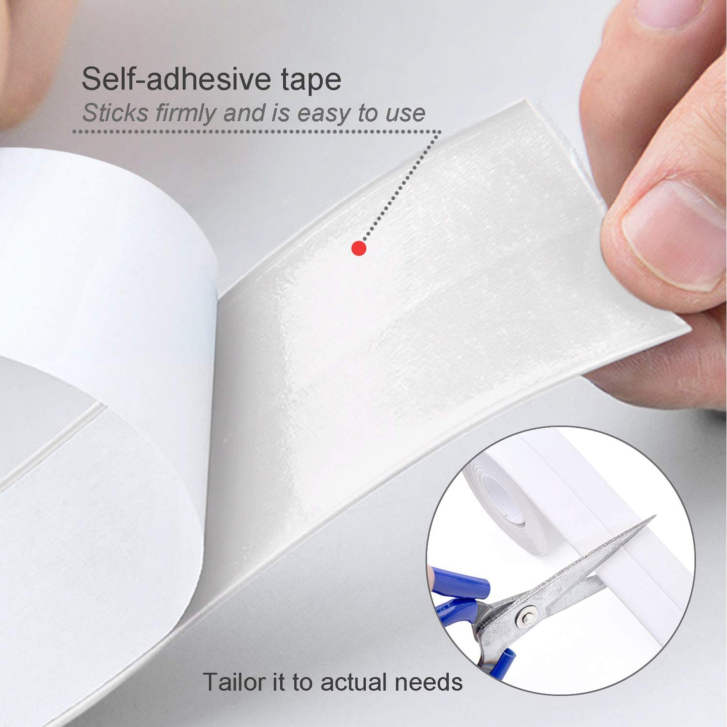 US Local Self Adhesive Sealing Waterproof Tape, Used For Cleaning And Protecting Household Gaps.
