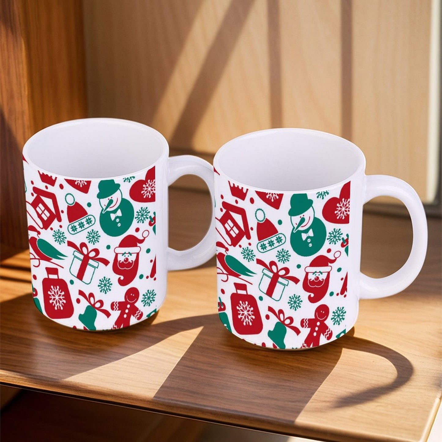 POD US Local White mug with full print, Christmas 0047