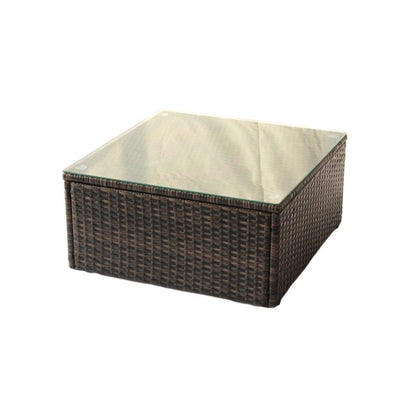 US Local Patio Furniture Set PE Rattan Sectional Garden Furniture Corner Sofa Set