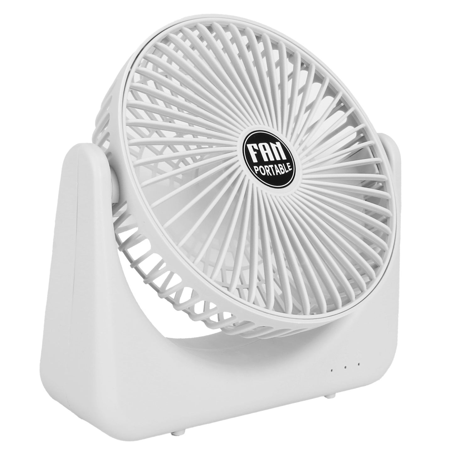 US Local 6.5in Desk Fan USB Powered 2 Speeds Table Cooling Fan Tilt Quiet Desktop Fan For Bedroom Office