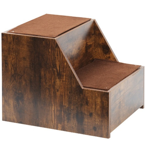 US Local Pet Bunk Bed With Removable Step For Dogs And Cats, Multi-Level Bed Window Perch Seat Platform With Cushion And Cat Scratch Pad, Indoor Use