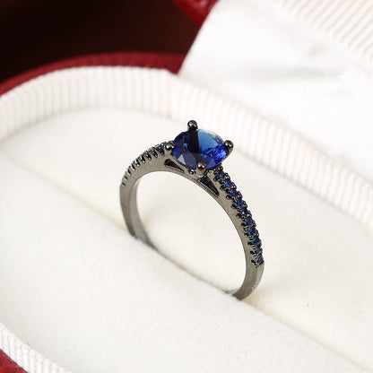 Colorful Zircon Elegant Elegant Elegant Ring