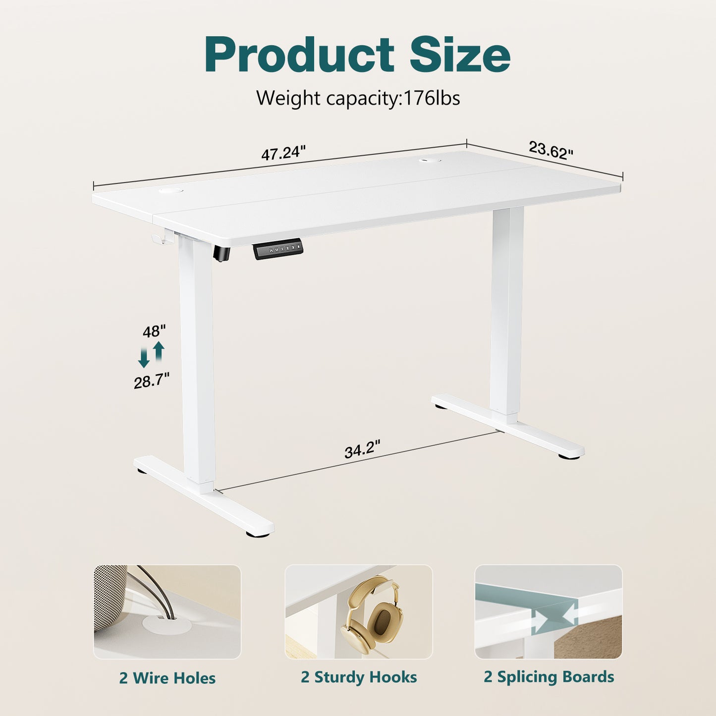 US Local Ergonomic Height Adjustable Table