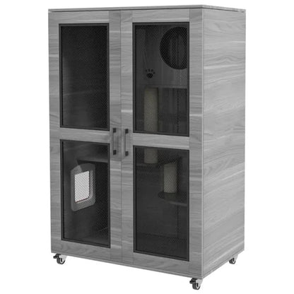 US Local Cat Villa, Cat Apartment With Wheels