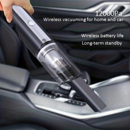 US Local Wireless Silver Car Holder High Suction Handheld Mini Household Vacuum Cleaner