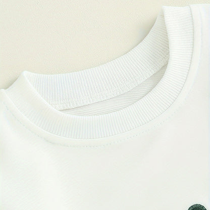 US Local Toddler Baby Boy Clothes 'Mama's Boy' Print Long Sleeve Sweatshirt Tops Trousers Set Casual Cute Outfit