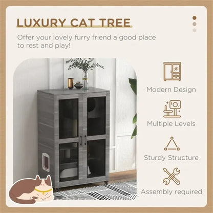 US Local Cat Villa, Cat Apartment With Wheels