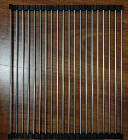 US Local Folding Kitchen Drain Sink Rack Stainless Steel