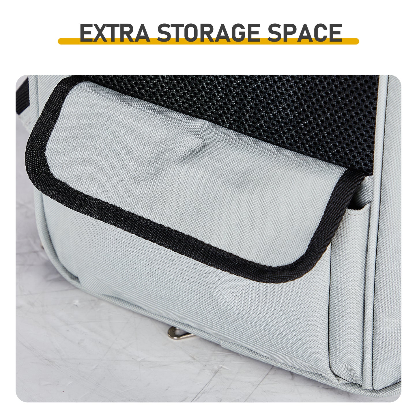 US Local Pet Carrier Backpack, Expandable Cat Dog Carrier With Back Extension, Breathable Mesh Travel Backpack For Small Dogs Cats, Soft-Sided Pet Backpack Holds Up To 26 Lbs