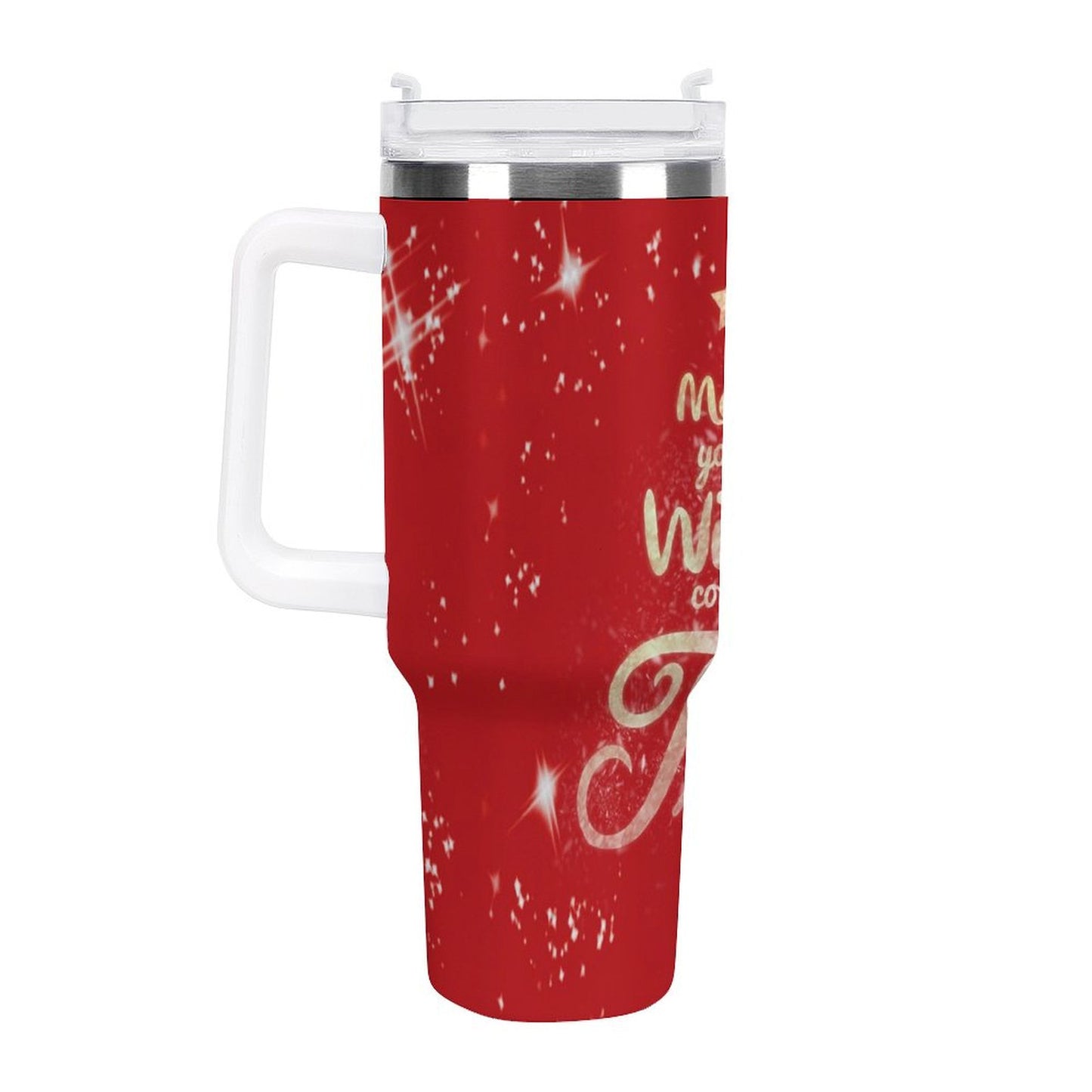 PHDT00089 POD US Local Tumbler 40 oz Large Capacity Car Cup Christmas, Dreams Come True