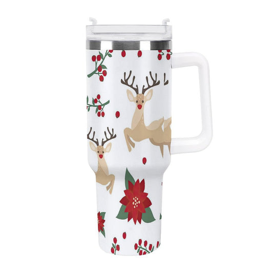 PHDT00026 POD US Local Tumbler 40 oz Large Capacity Car Cup Christmas Elk