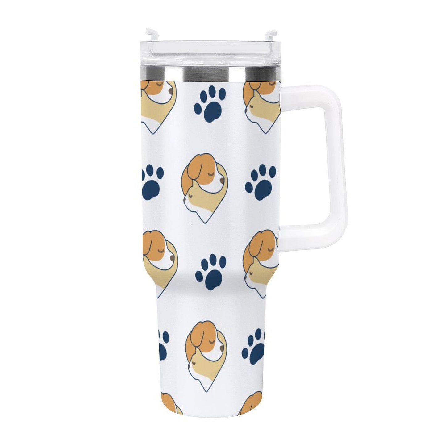 PHDT00356 POD US Local Tumbler 40 oz Large Capacity Car Cup Dog Cat Love Pet Paw