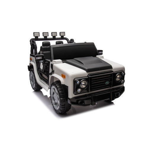 US Local 12v7a 30wX2 Four-wheel Drive Leather Seats Can Be Started With One Button, Forward And Backward, High And Low Speed, Music, Headlights, Power Display, And Two Doors Can Be Opened