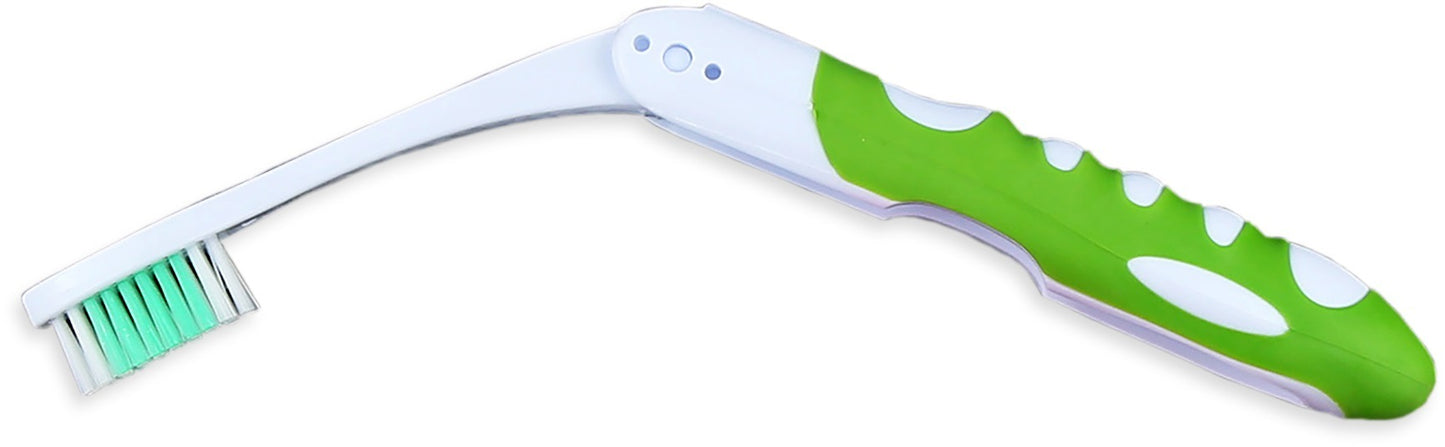 Foldable Toothbrush Travel Portable Glue Injection Prawn Toothbrush