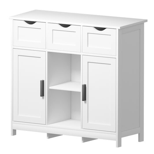 US Local Cabinets With Drawers And Shelves, Living Room, Bedroom, Bathroom Decor Cabinets Furniture Home Decor - White