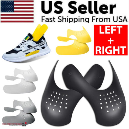US Local Pair Sneaker Shoe Anti Crease Protector Decreaser Toe Force Creasing Shoes Cover