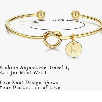 Titanium Steel 26 English Letters Bracelet Diy Love Heart