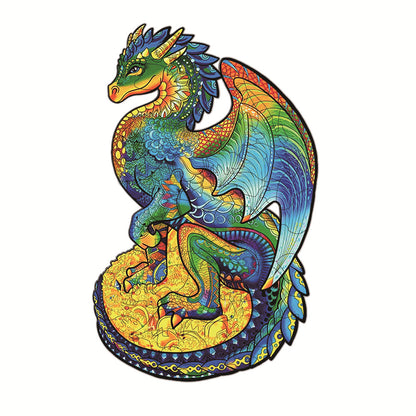 US Local Each Piece Is Animal Shaped Christmas Gift Colorful Elephant Turtle Wooden Jigsaw Puzzles