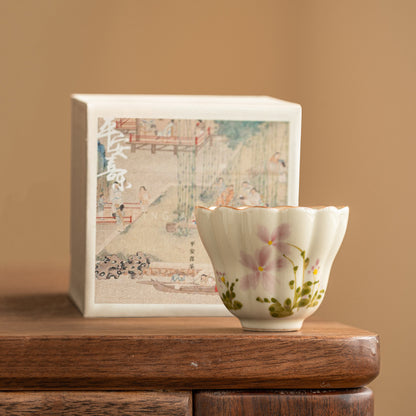 Little Daisy Petals Master Household Kung Fu Tea Cup