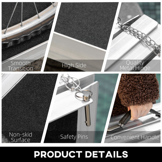 US Local Metal Portable Wheelchair Ramps