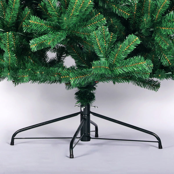 US Local 6-foot Artificial Christmas Tree, PVC Fir Tree, Foldable Metal Bracket
