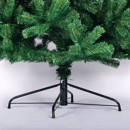 US Local 6-foot Artificial Christmas Tree, PVC Fir Tree, Foldable Metal Bracket