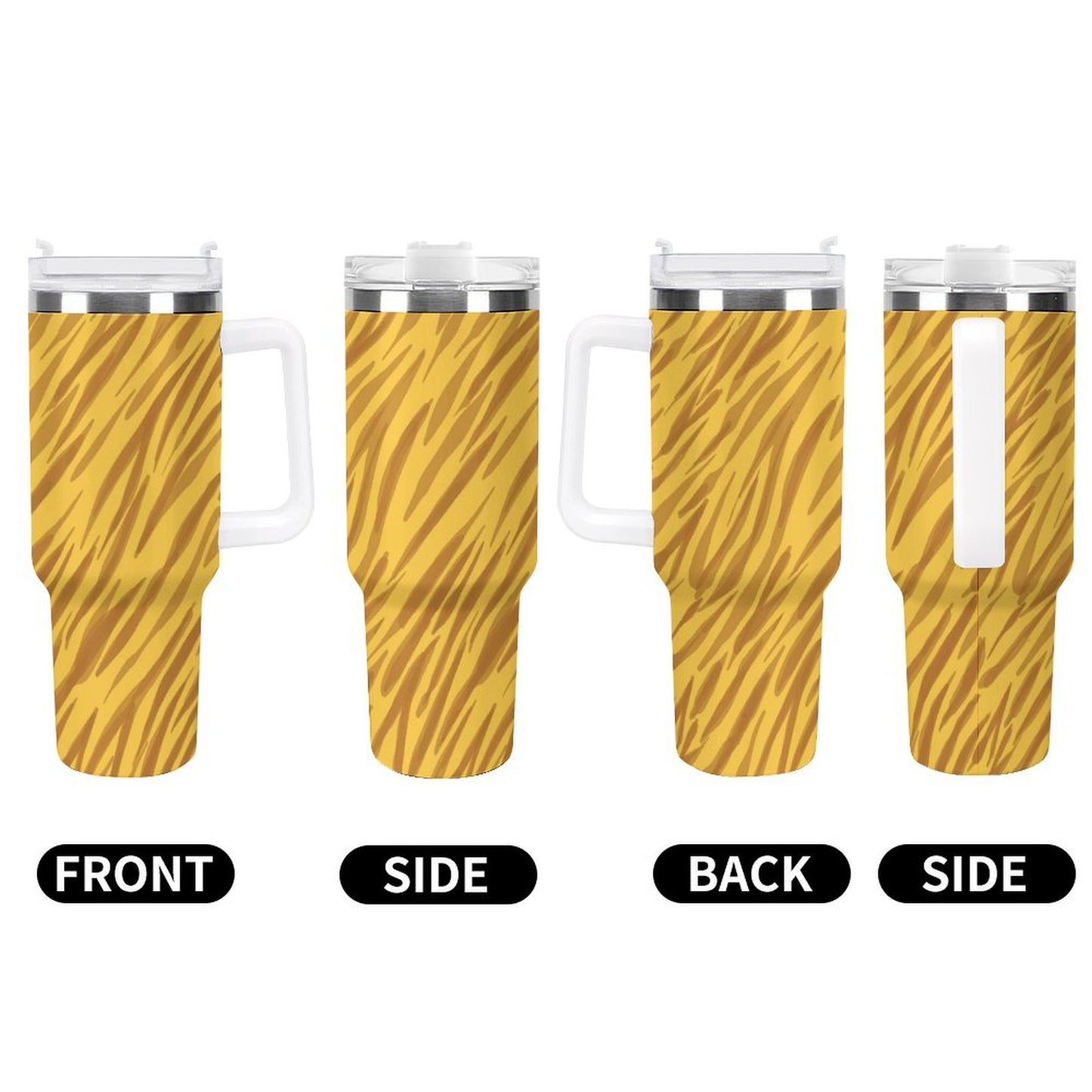 PHDT00225 POD US Local Tumbler 40 oz Large Capacity Car Cup Animal Tiger Stripes