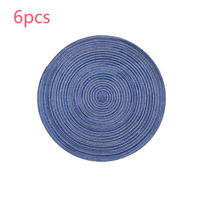 Western-style Placemat Home Placemat Coasters Heat Proof Mat