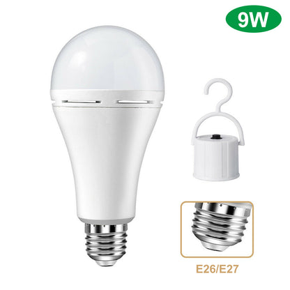US Local R70 LED Fast Charging Built-in Battery Emergency Light Lighting Bulb, Power -9W, No Delivery On Weekends