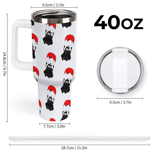 PHDT00287 POD US Local Tumbler 40 oz Large Capacity Car Cup Christmas Black Sheep, Parachutes