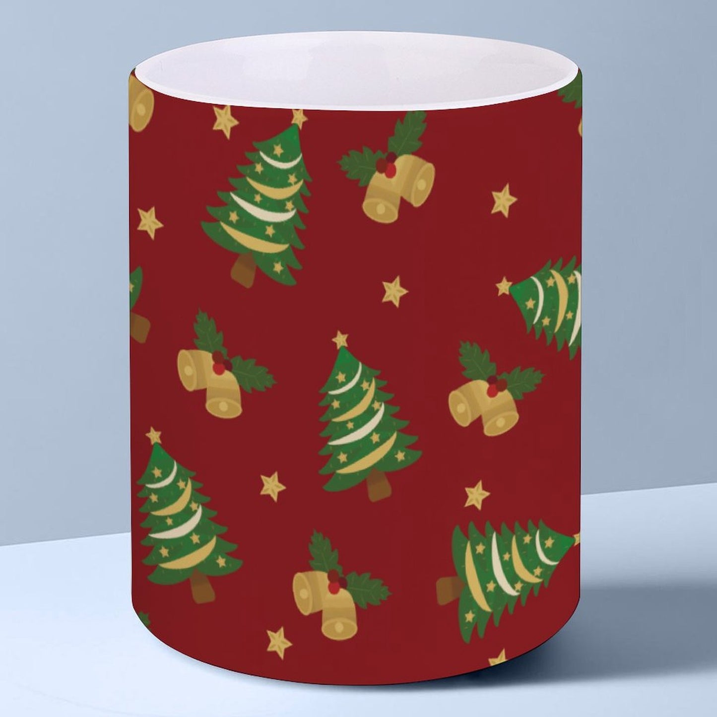 POD US Local White mug with full print, Christmas Tree 0061