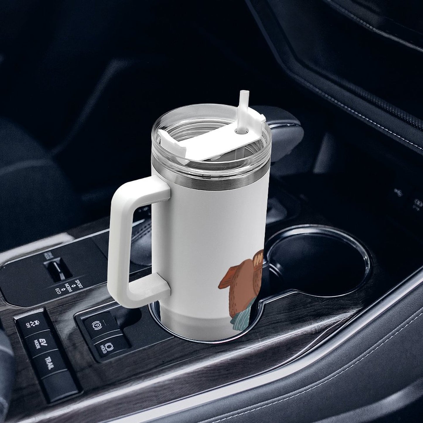 PHDT00342 POD US Local Tumbler 40 oz Large Capacity Car Cup Christmas, Sloth