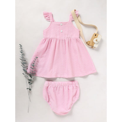 US Local Kids Baby Girl Back To School Outfit, First Day Of School, Summer Ruffle Sleeves Applique Top & Shorts Set