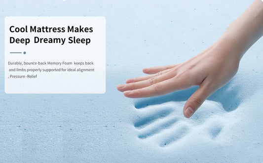 US Local 12 Inch Hybrid Mattress Individual Pocket Spring Memory Foam Knitted Cover CertiPUR-US White