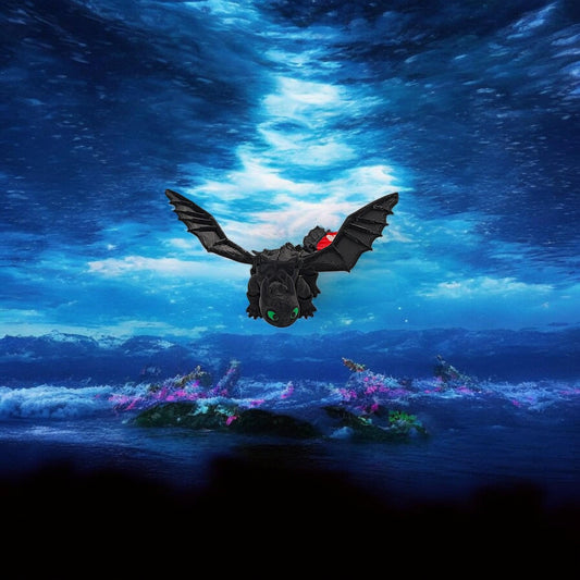 US Local Toothless Dragon Cute Cool Design High Texture Exquisite Details Charming Appearance Dinosaur Fans Collectible Home Decorations