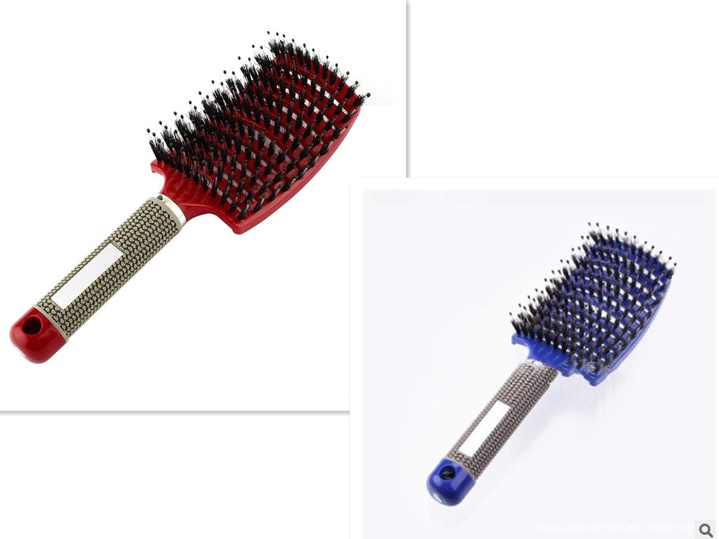 US Local Hairbrush Anti Klit Brushy Haarborstel Women Detangler Hair Brush Bristle Nylon Scalp Massage  Teaser Hair Brush Comb