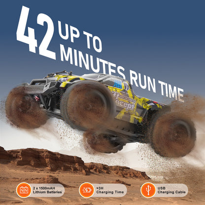 US Local Remote Control Car 1:18 Scale All Terrain 4WD Off-Road Truck For Kids