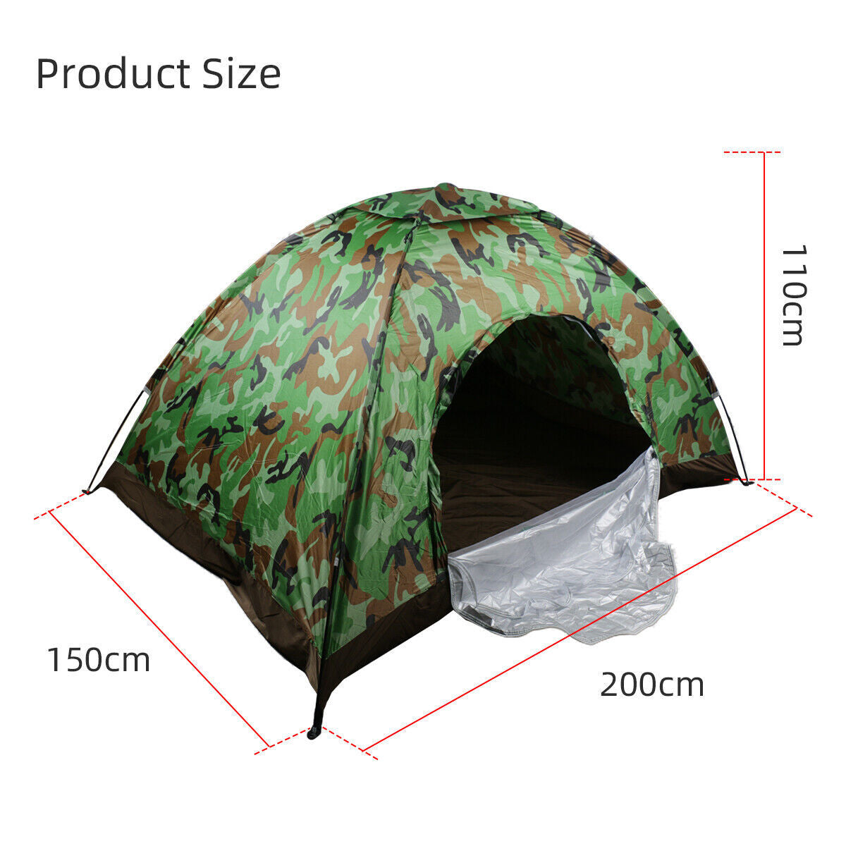 UK Local 2-3 Man Automatic Instant Double Layer-Up Camping Tent Waterproof Outdoor
