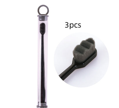 US Local Ultra-fine Toothbrush Super Soft Bristle Deep Cleaning Brush Portable For Oral Care Tools Teeth Care Oral Cleaning Travel